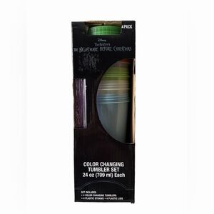 The Nightmare Before Christmas Color Changing Tumbler Set